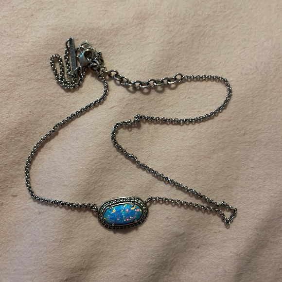 Blue opal necklace - Picture 1 of 2